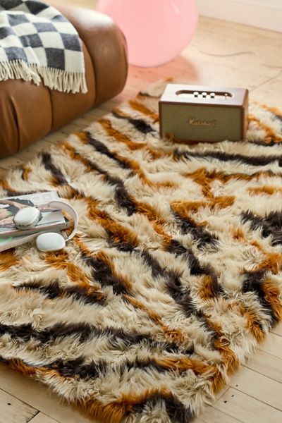 Sita Faux Fur Jacquard Rug