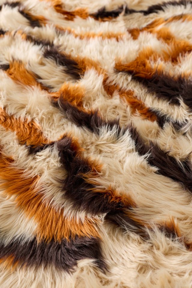 Sita Faux Fur Jacquard Rug #2