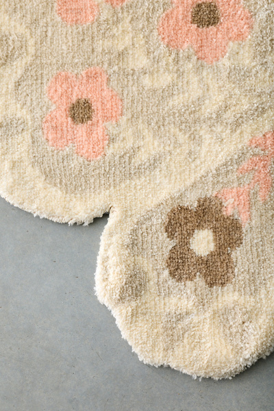 Butterfly Shaped Knitted Rug
