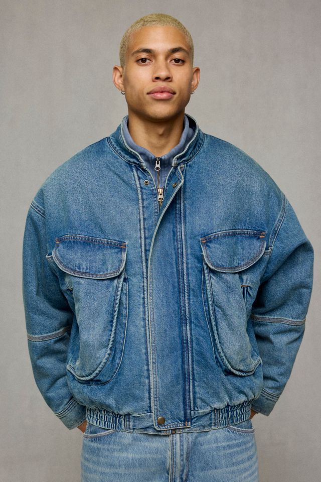 Levi’s® Blue Tab Denim Bomber Jacket #1