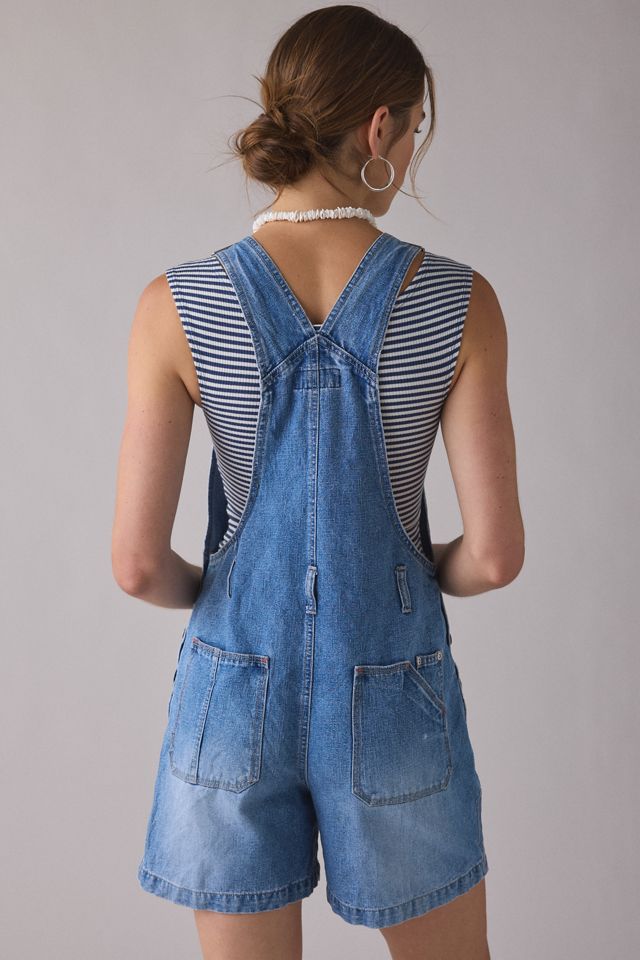 Vintage By UO Denim Shortalls #1