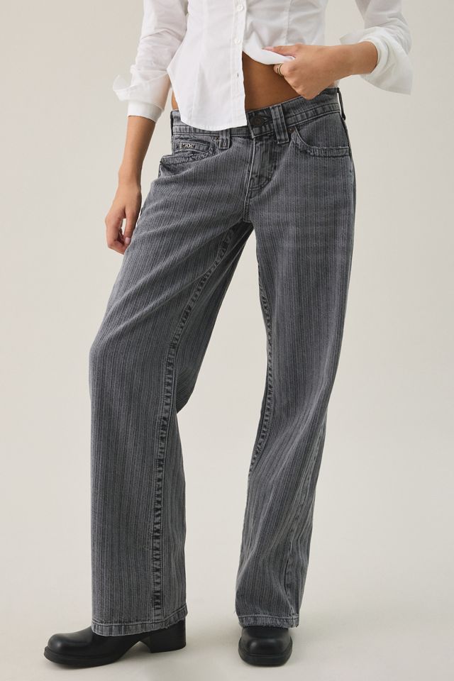 BDG Kayla Jacquard Stripe Low-Rise Jeans #1