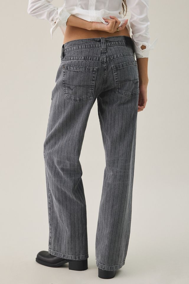 BDG Kayla Jacquard Stripe Low-Rise Jeans #4