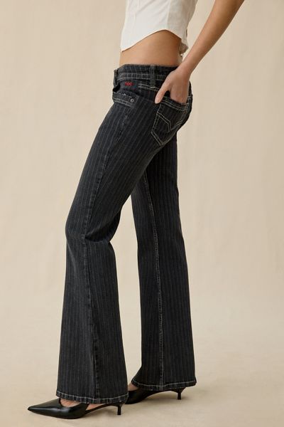 BDG Miko Printed Low-Rise Flare Jeans