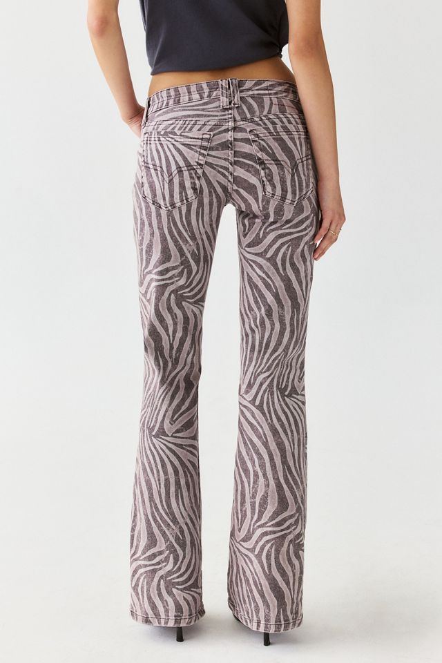 BDG Miko Printed Low-Rise Flare Jeans #3