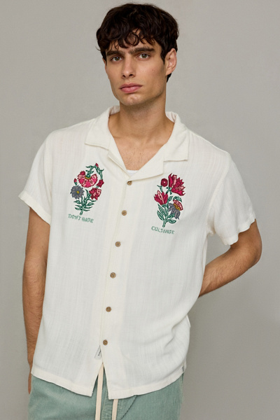 The Critical Slide Society Cultivate Embroidered Short Sleeve Shirt
