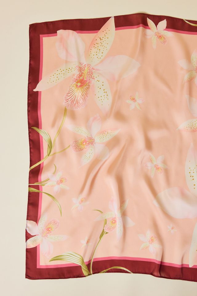 Orchid Silky Scarf #1