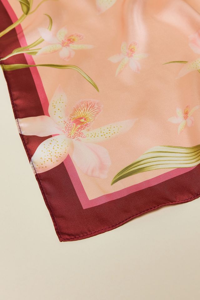 Orchid Silky Scarf #2