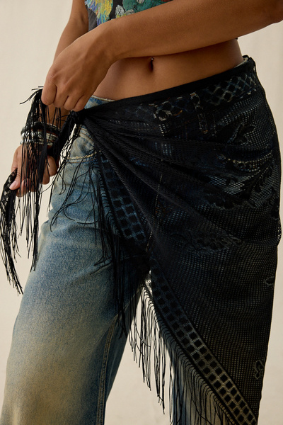Lace Fringe Sarong