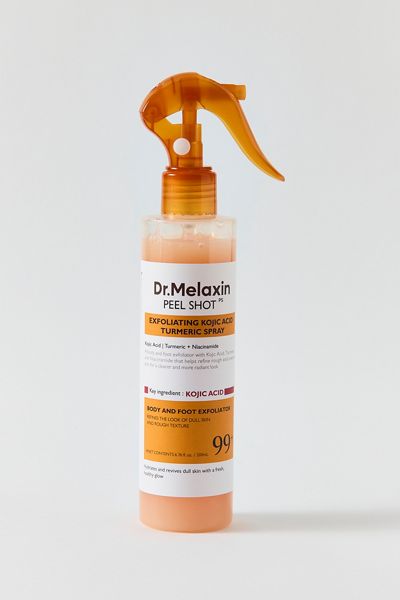 Dr. Melaxin Peel Shot Keratin Care Kojic Acid Turmeric Body & Foot Exfoliating Spray