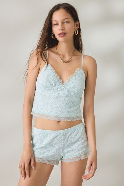 Out From Under Luna Lace Cami & Shorts 2-Piece Set