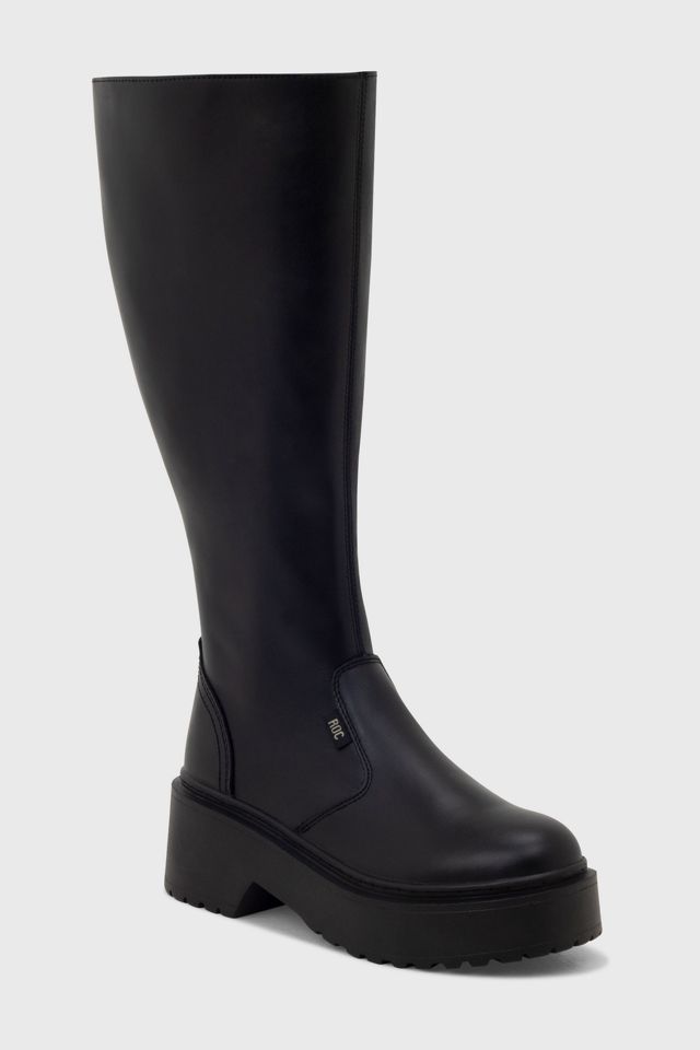 ROC Troupe Leather Knee High Wide Calf Boot #1