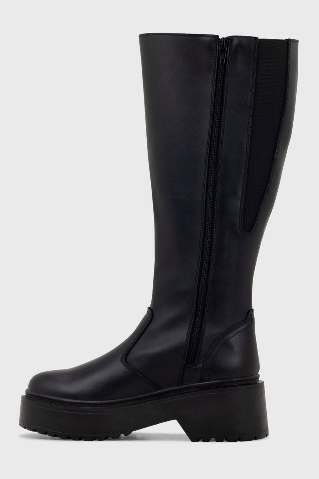 ROC Troupe Leather Knee High Wide Calf Boot #2