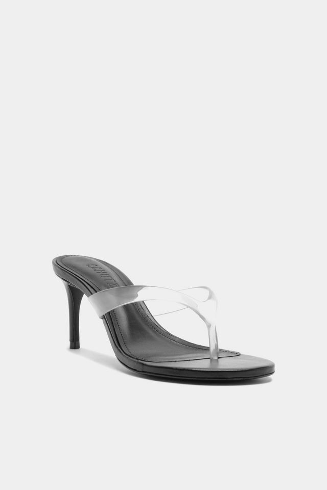 Schutz Roslyn Heeled Jelly Thong Sandals #1
