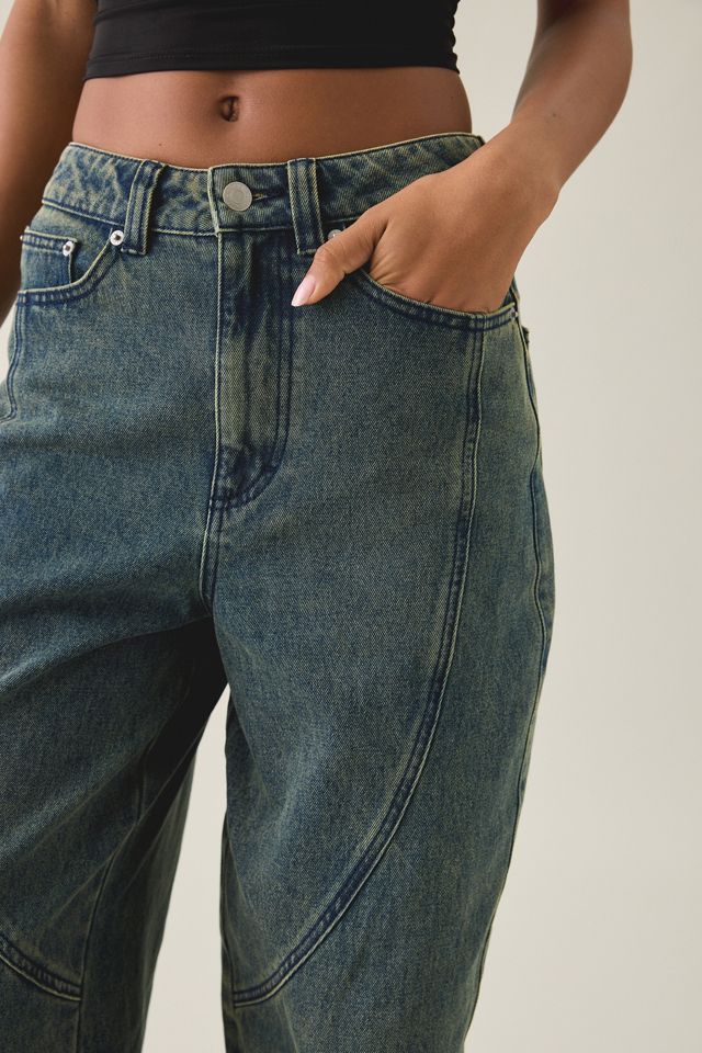 OBEY Nana Seamed Seamed Straight Jeans #3