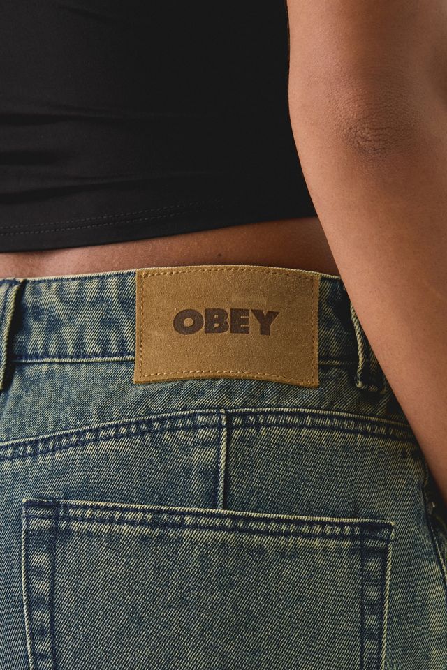 OBEY Nana Seamed Seamed Straight Jeans #4