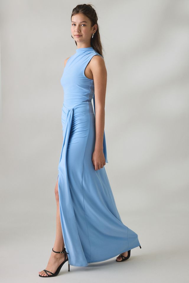 UO Nova Nightfall Bow Back High Neck Maxi Dress #3