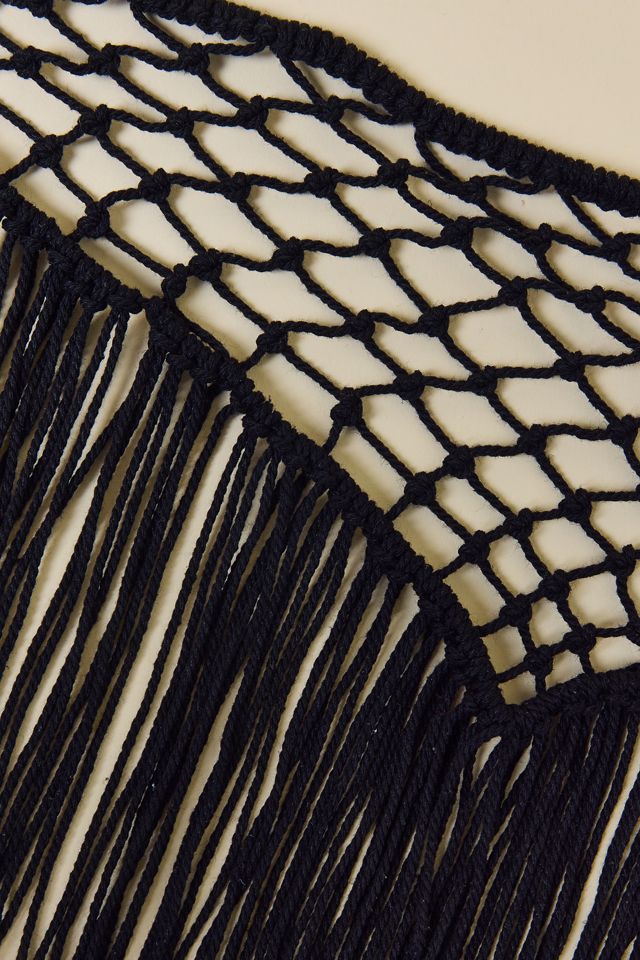 Paréo à franges en crochet XL #3