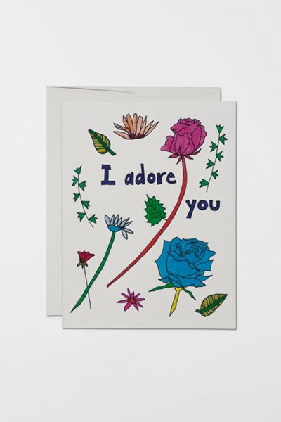 Red Cap Adored Friendship Greeting Card