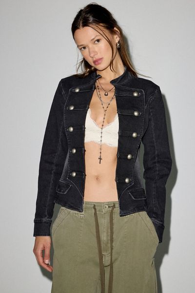 BDG Quinn Denim Band Jacket