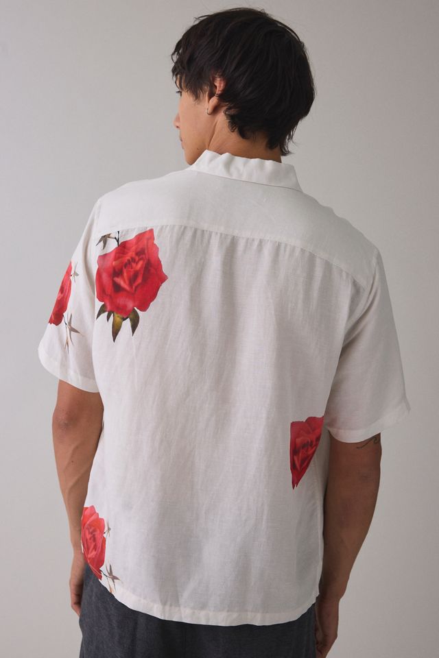 AllSaints Fleur Fazed Printed Boxy Resort Shirt #2