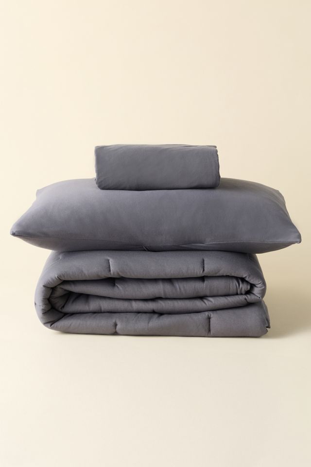Soft Tee Jersey Pintuck Comforter Set #3