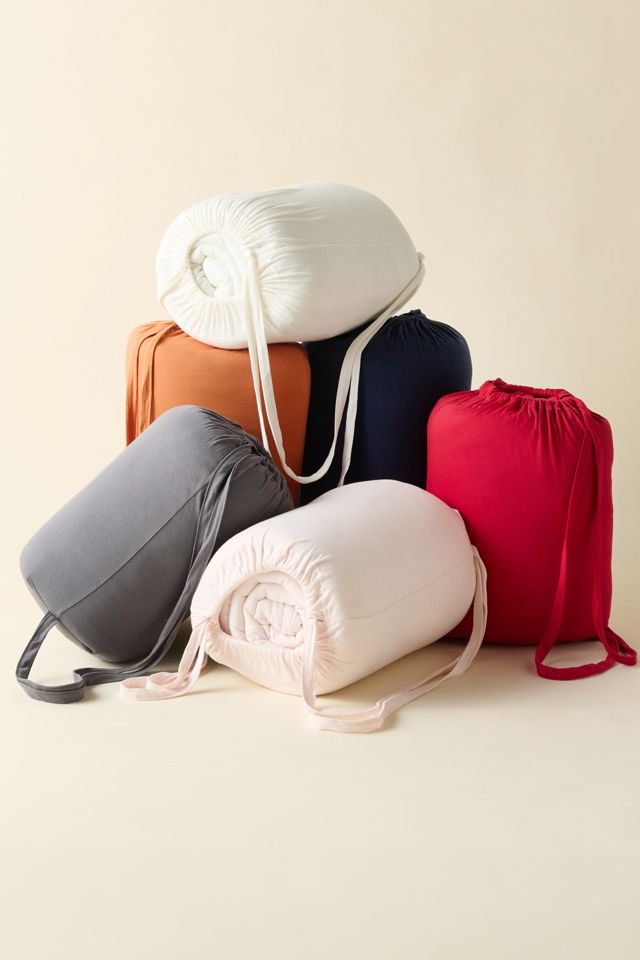 Ensemble de couette en jersey doux avec plis nervurés #5