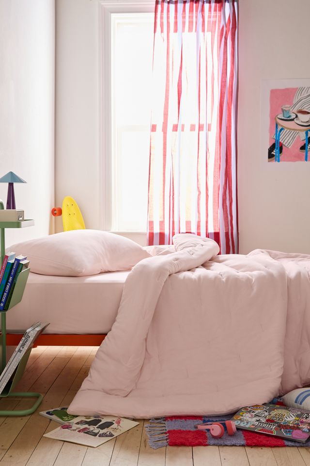 Soft Tee Jersey Pintuck Comforter Set #1