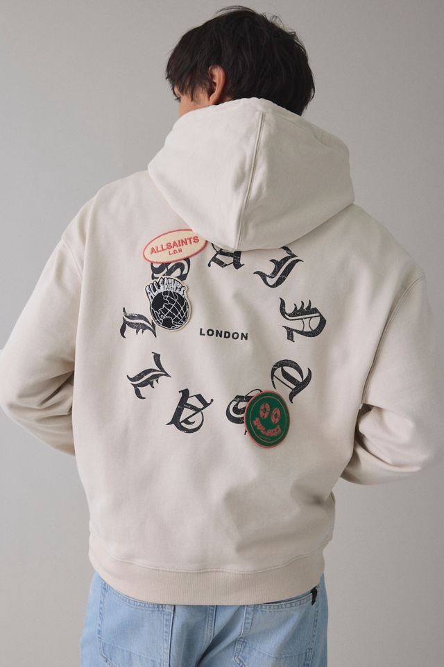 AllSaints Patcher Zip-Up Hoodie Sweatshirt #2