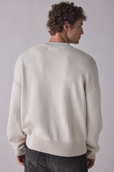 AllSaints Crossed Crew Neck Sweater