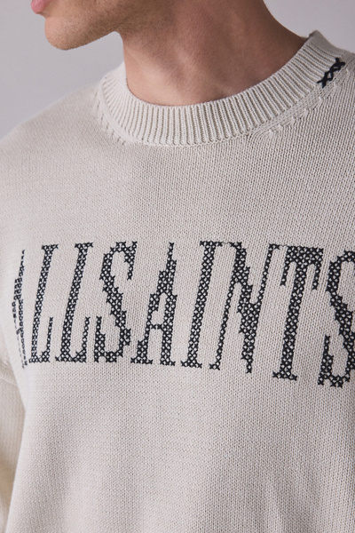 AllSaints Crossed Crew Neck Sweater