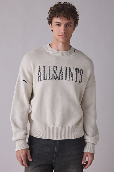 AllSaints Crossed Crew Neck Sweater