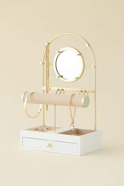 Arched T-Bar Jewelry Storage Organizer & Display Stand