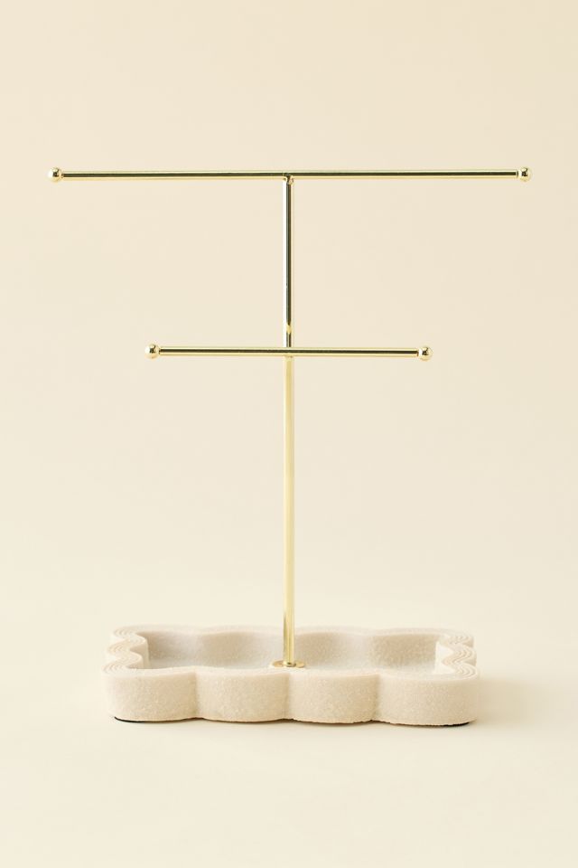 Scalloped 2-Tier Jewelry Stand #2