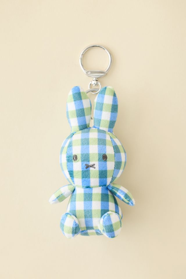 Miffy UO Exclusive Gingham Patterned Plushie Keychain #1