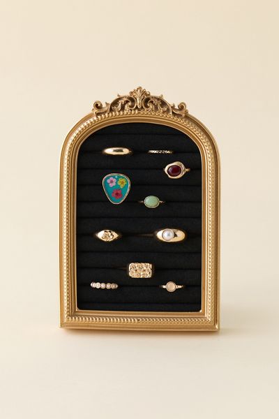 Ornate 5” X 7” Ring Holder Picture Frame