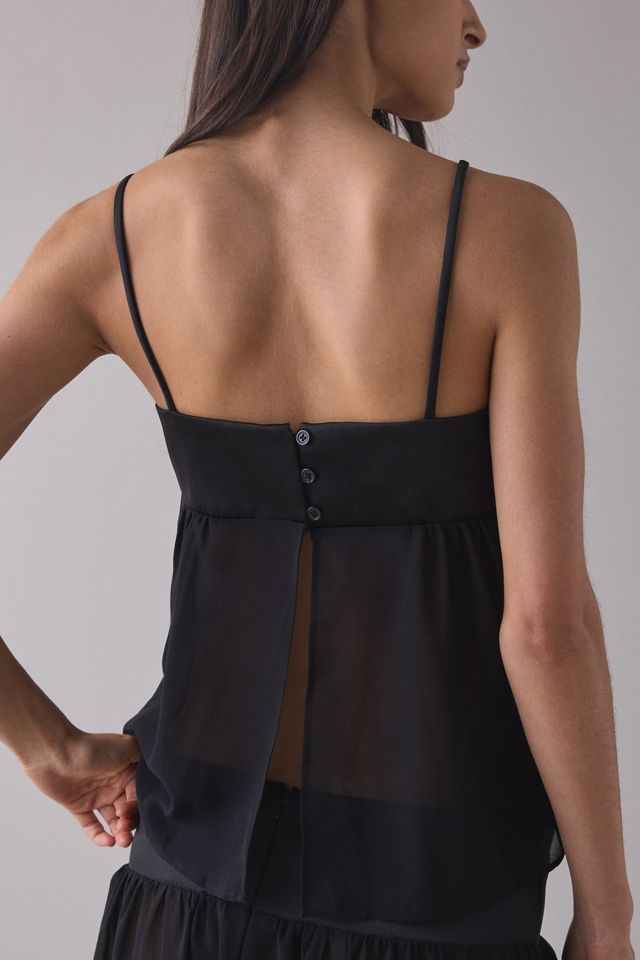 Robe maxi Gracia en mousseline transparente à taille basse Lioness #4