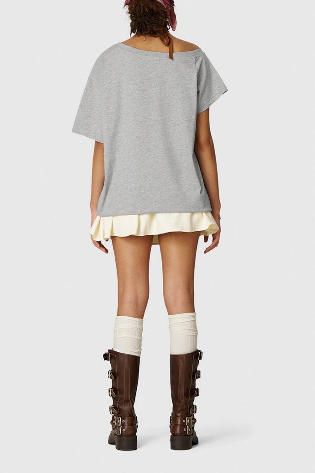 Aelfric Eden Dachshund Off-The-Shoulder Tee #2