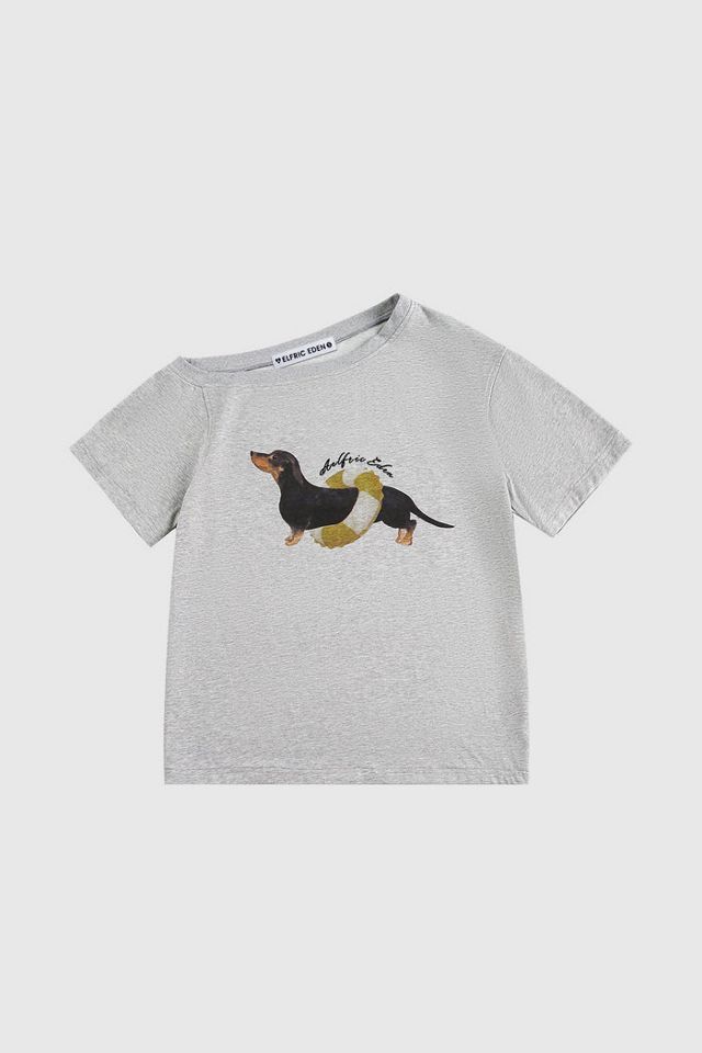 Aelfric Eden Dachshund Off-The-Shoulder Tee #3