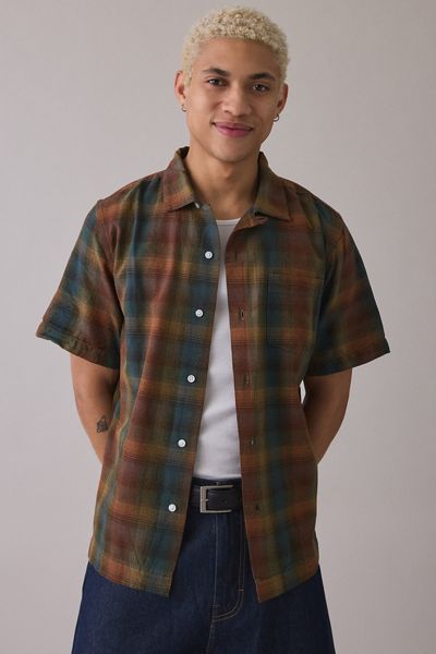 Service Works Plaid Resort Shirt