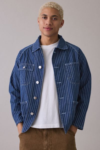 Service Works Pinstripe Denim Coverall Jacket