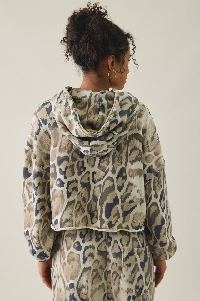 AFRM Darius Cropped French Terry Hoodie Sweatshirt #2