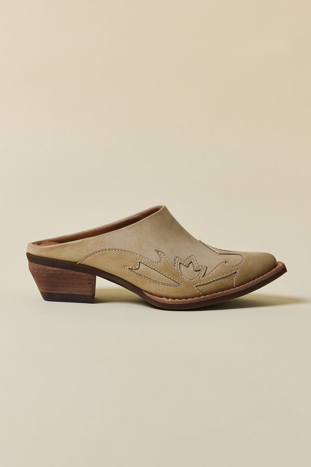 Frye & Co Irlene Western Mules #1
