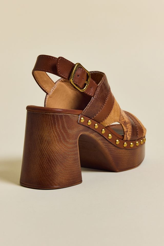 Frye & Co Wylie Patchwork Platform Sandals #3