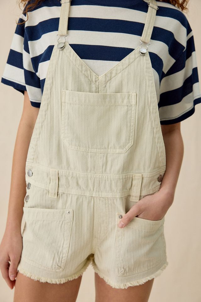 BDG Wildwood Canvas Mini Shortalls #1