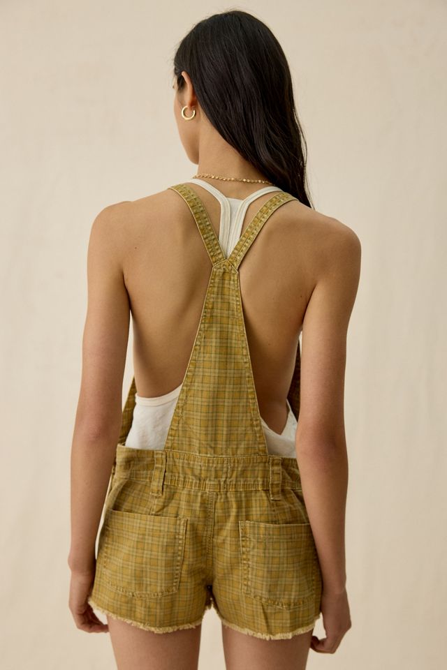 BDG Wildwood Canvas Mini Shortalls #2