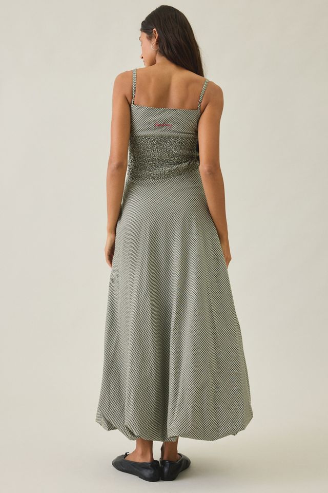 House Of Sunny Gingham Balloon Cami Maxi Dress #3