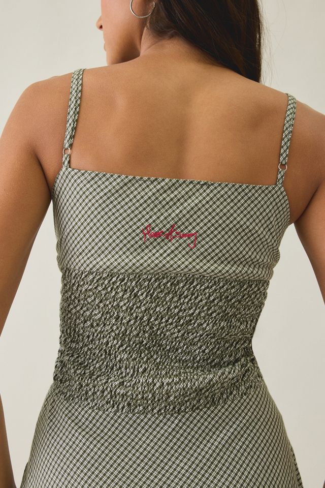 House Of Sunny Gingham Balloon Cami Maxi Dress #4
