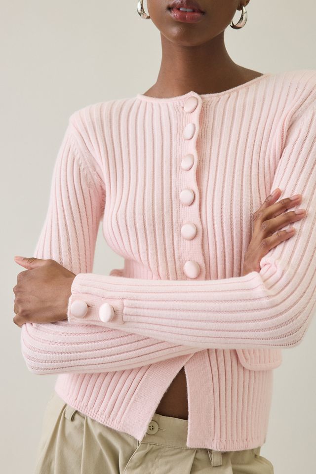 House Of Sunny Power Peggy Scarf Detail Cardigan #4
