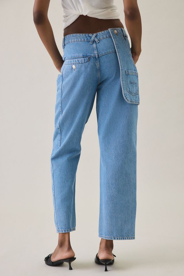House Of Sunny Cowboy Asymmetric High-Rise Straight Leg Jeans #4